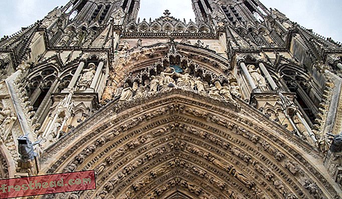 Notre-Dame de Reimsi arhitektuurne fassaad