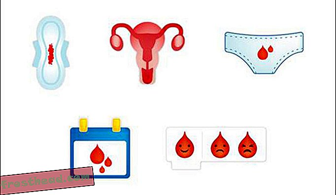 Å bryte ned menstruasjonstabuer med emojis