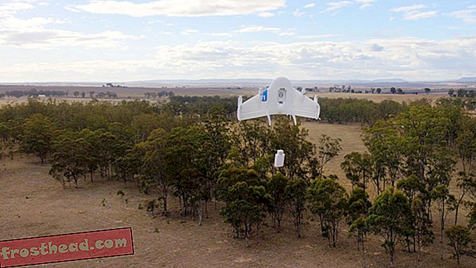 artiklid, innovatsioon, tehnoloogia - Google'i kohaletoimetamise droonid tarnivad lennukitarvikuid praktiliselt kõikjal