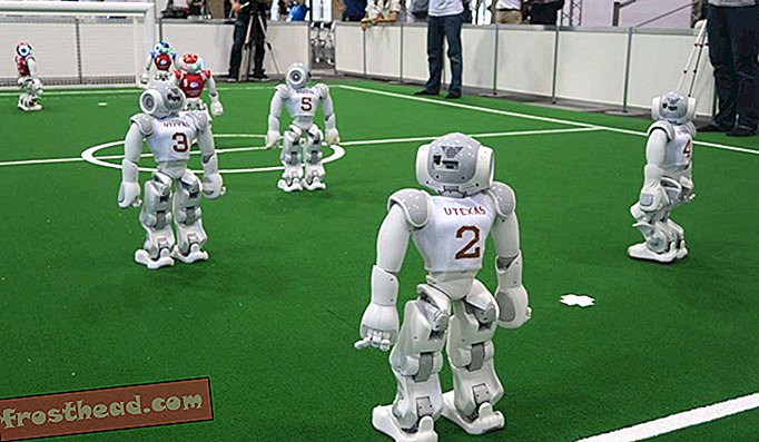 Γιατί αστείες, φθίνουσες, ρομπότ που παίζουν ποδόσφαιρο