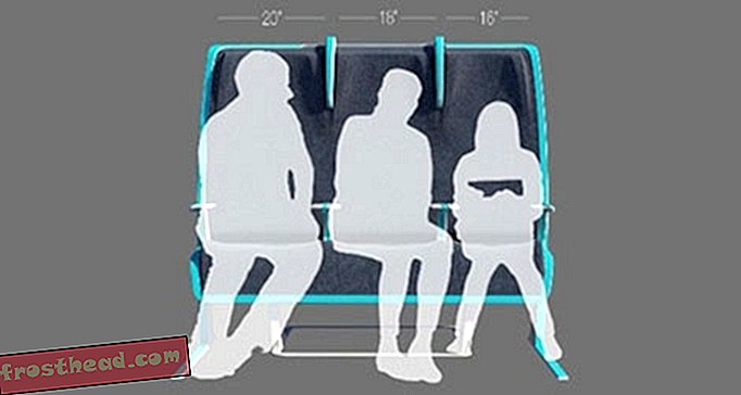 Este nuevo asiento de avión se transforma para hacer que usted y su compañero de asiento sean más cómodos