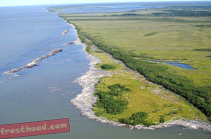 A Slave folyó külső delta
