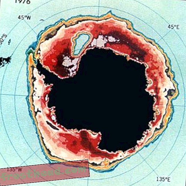 Podnebne spremembe so se počutile v globokih vodah Antarktike