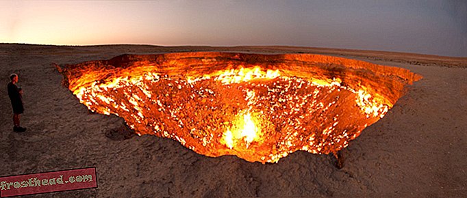 Cette fosse infernale du désert est en feu depuis plus de 40 ans