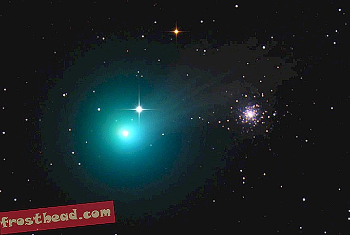 Sådan ser du denne grønne komet med det nakne øje