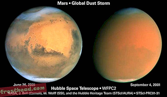 תחזית מזג האוויר של מאדים קוראת לסופות אבק מאסיביות - הנה הסיבה