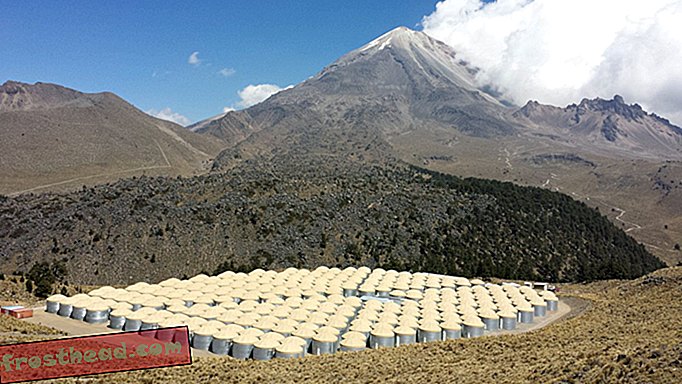 La chasse aux photons à haute énergie se déroule au sommet d'une montagne au Mexique