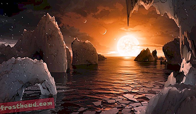 A tudósok hét közeli csillag körül keringő földi méretű bolygót észleltek
