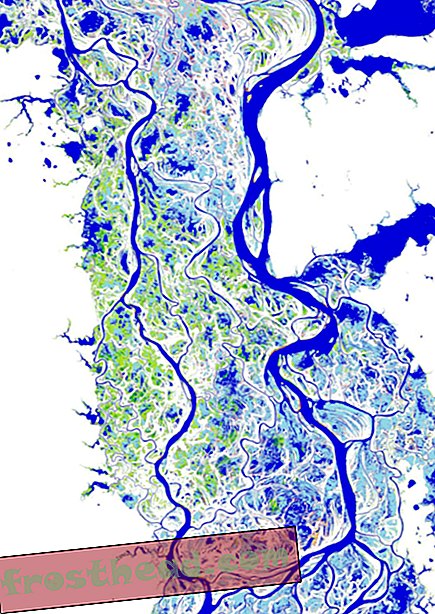 Satellittbilder med høy oppløsning Fanger fantastisk utsikt over jordas skiftende vann
