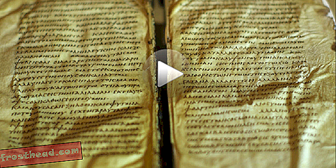 Verdens tredje ældste bibel, Codex Washingtonianus, viser et sjældent museumsudseende