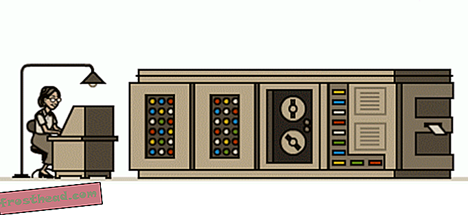 Google Doodle, mis austab arvutiprogrammeerijat Grace Hopperit