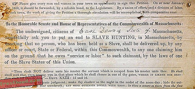 Afroamerikaner sandten im 18. und 19. Jahrhundert Tausende von Antisklaverei-Petitionen