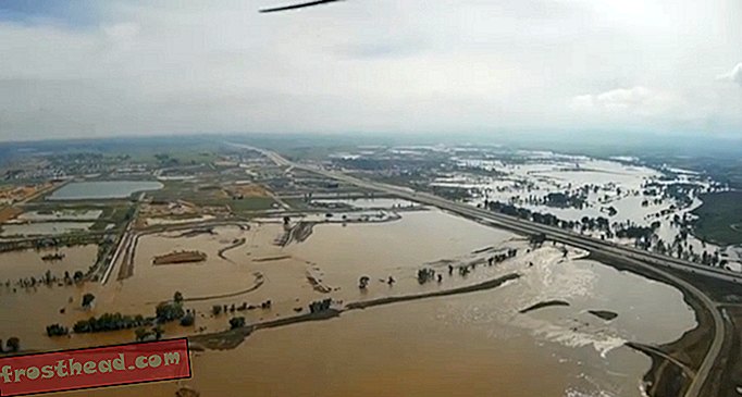 Millised nägid Colorado üleujutused droonidele
