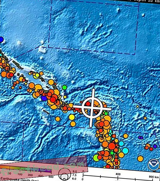 Et massivt jordskjelv 8,0 rammet Sør-Stillehavet i går kveld