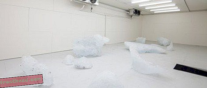 статьи, умные новости, умные новости искусства и культуры - Музей в Нью-Йорке выставляет фрагменты тающего ледника