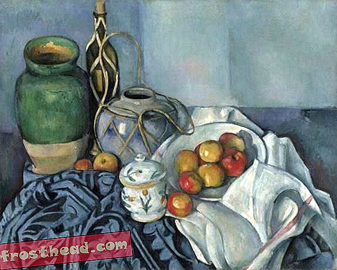 Paul Cézanne, Natura morta con mele. Francese, 1893-1894