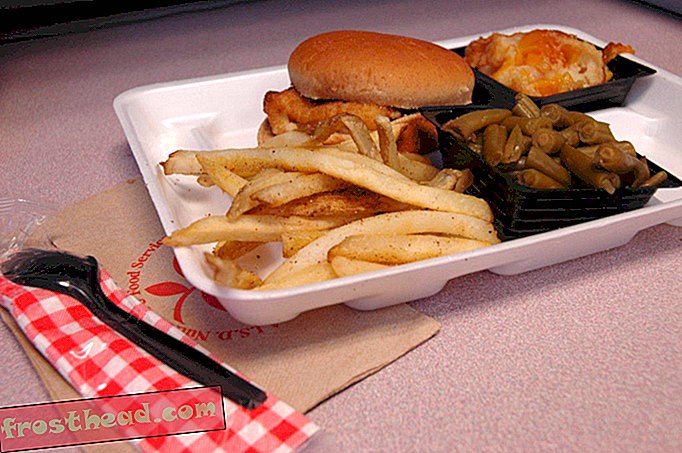 Шесть систем государственных школ пытаются заменить подносы для пены на обед с компостируемыми