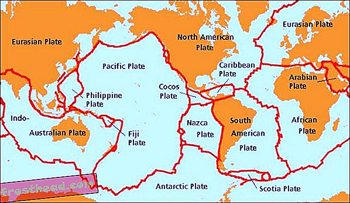 एक भव्य मानचित्र पर भूकंप के 100 साल