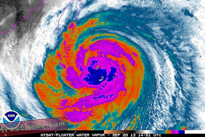 artikelen, slim nieuws, slimme nieuwswetenschap - De sterkste orkaan van het jaar staat op het punt om Taiwan te raken