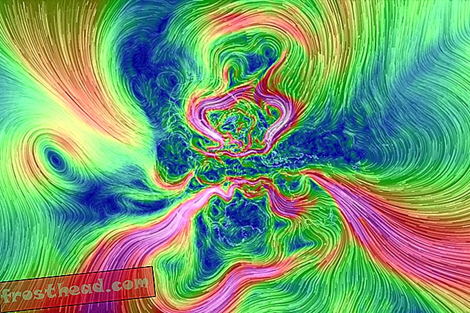 artiklid, nutikad uudised, nutikad uudisteadused - Vaadake, kuidas tuul maa peal liigub - see on hüpnootiline