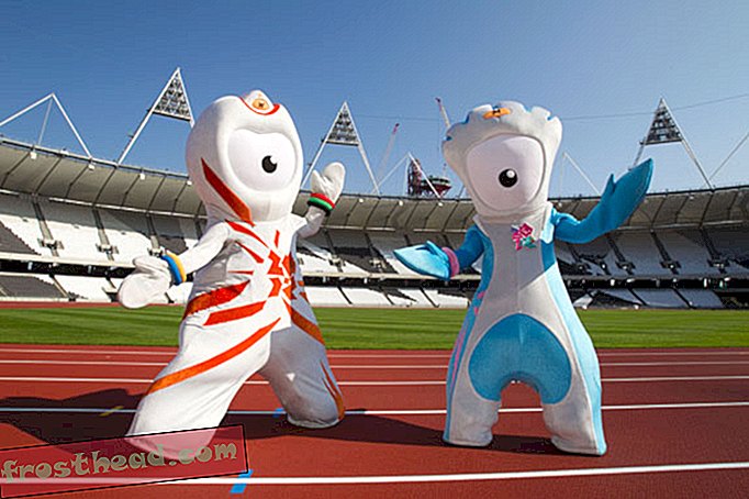 London 2012 mascots Wenlock and Mandeville
