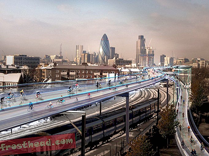 London Melihat Bangunan Jalur Sepeda di Langit