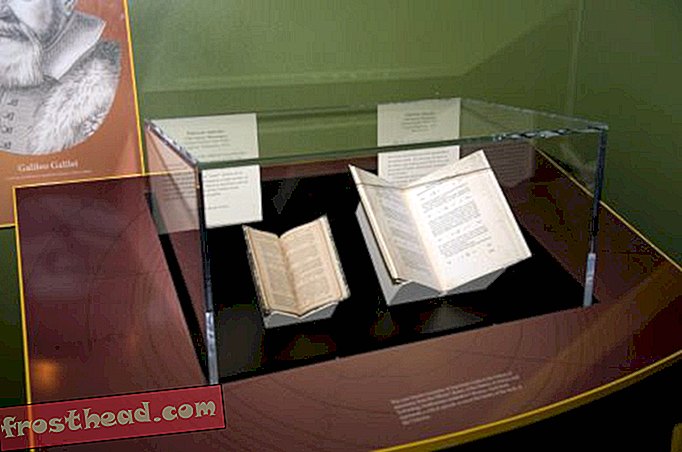 Kuvatav Galileo raamatu esimene trükk