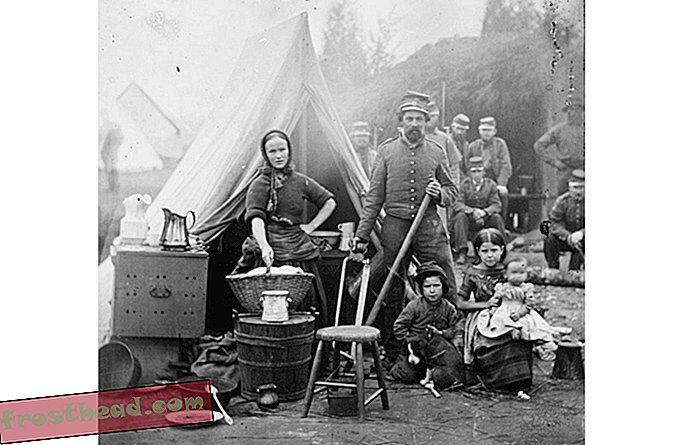Tent Life van het 31ste Pennsylvania Infantry Regiment
