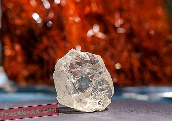 άρθρων, στον σμιθσονιανό, στις εκθέσεις, στην επιστήμη, στον πλανήτη μας - Το Foxfire Diamond Bedazzles ως το νεότερο Rock Star της Smithsonian