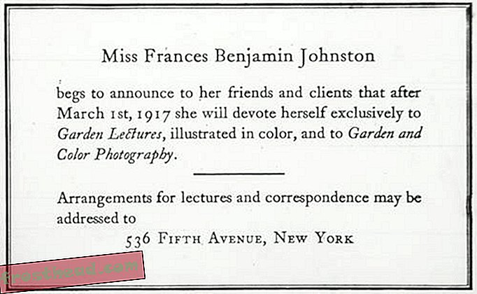 Artikel, im Smithsonian, Blogs, rund um das Einkaufszentrum - Gartenerbe von Frances Benjamin Johnston: Neue Funde aus den Archiven