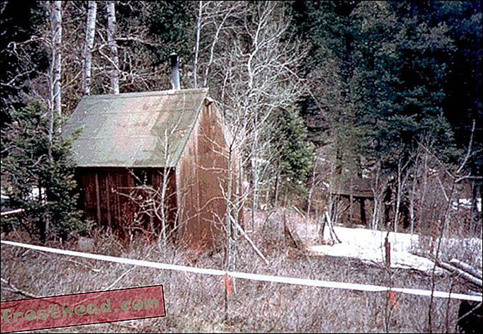 Кабина у Монтани у којој је Кацзински живео у време хапшења.