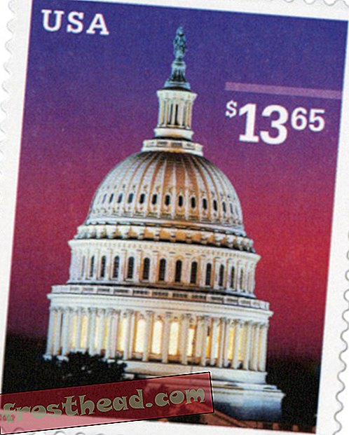 Kapitol. Slika ljubazna od poštanske službe Sjedinjenih Država. Sva prava pridržana.