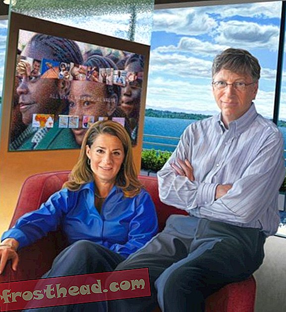 Se Bill og Melinda Gates i Portrait Gallery