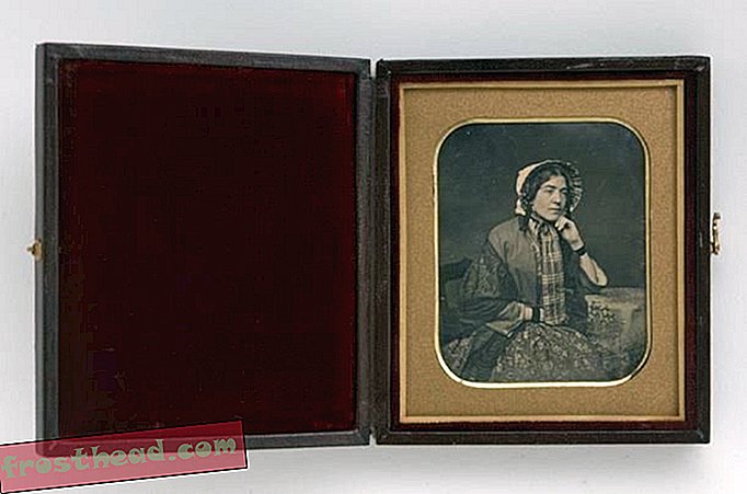 Mary Ann Meade. Daguerrotipo de sexta placa, 1850 por el Meade Brothers Studio.