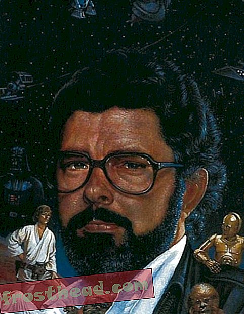 George Lucas de George Hess, 1983, presente da revista TIME