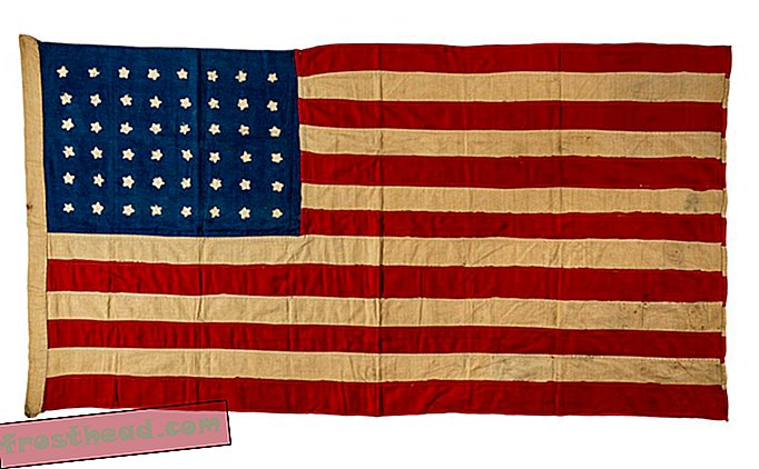 Svjetskog rata ručno izrađene američke zastave za boravak u Škotskoj