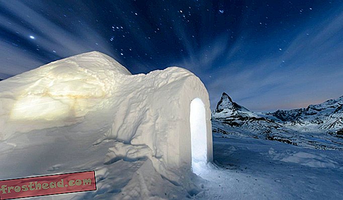 Los huéspedes del Igloo Village en Zermatt pueden pasar la noche dentro de un iglú.