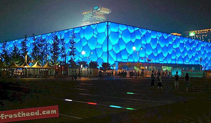 Der Wasserwürfel in Peking ist jetzt ein olympischer Wasserpark.