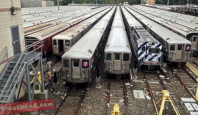 NYC-metroen er en af ​​de største underjordiske jernbanesystemer i verden.