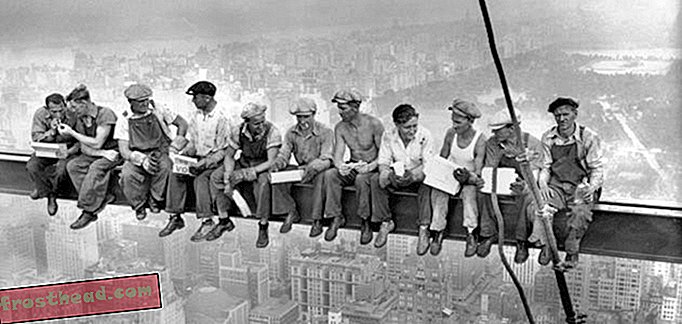 Обяд на снимка на небостъргача: Историята зад известния кадър