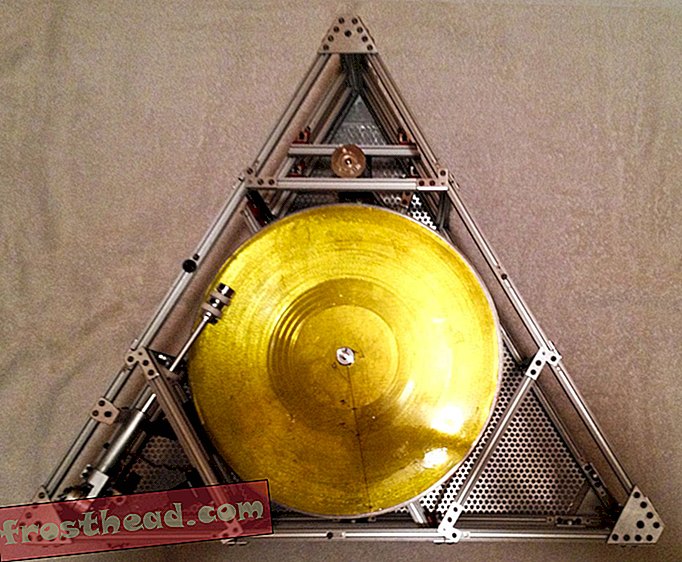 Hvordan ingeniører fik en vinylplade til at spille i stratosfæren