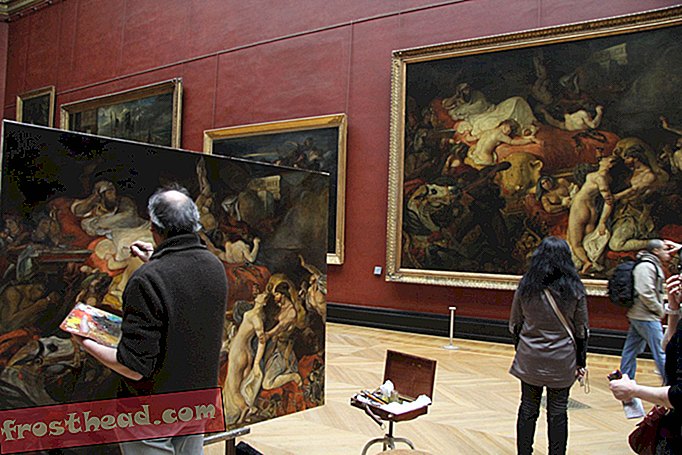nouvelles intelligentes, nouvelles arts et culture, voyages intelligents - Qu'en est-il des gens avec des chevalets dans les musées d'art?
