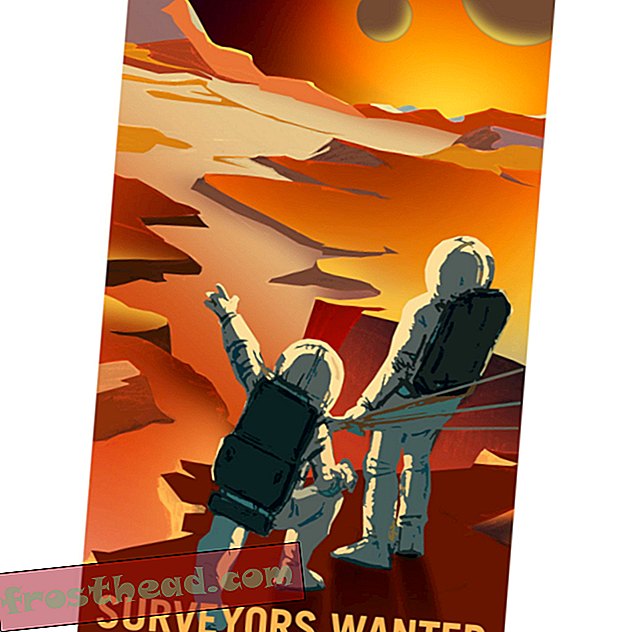 Ελέγξτε τις αφίσες πρόσληψης Retro Mars της NASA