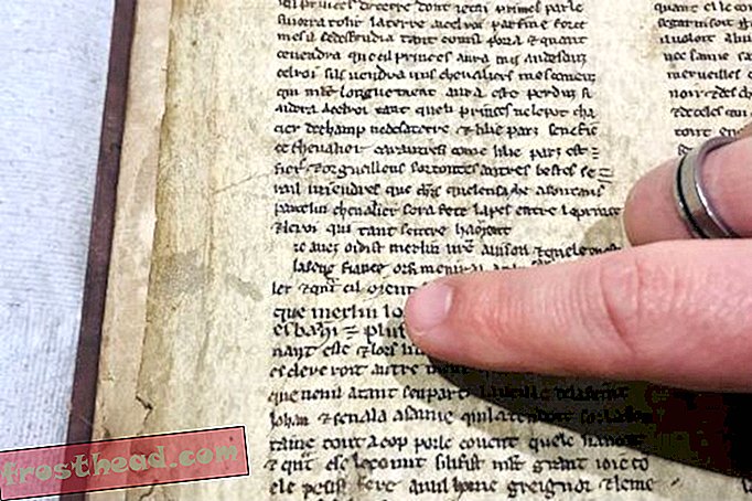 Θραύσματα του πρώιμου Αρθουριακού θρύλου που βρέθηκαν στο βιβλίο του 16ου αιώνα