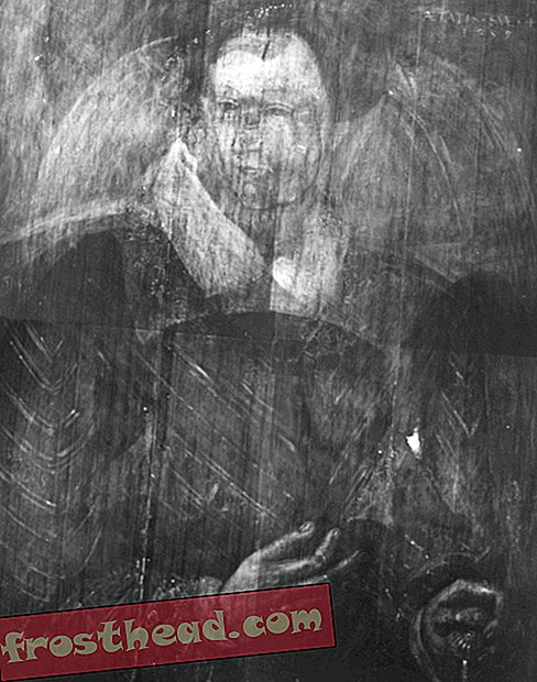 Porträt von Maria, Königin der Schotten, versteckt unter einem anderen Gemälde