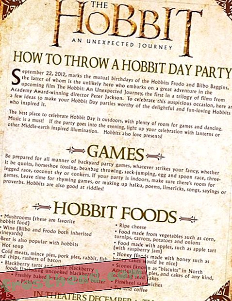 Sådan fejres en Hobbit-fødselsdag korrekt