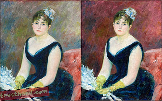 știri inteligente, știri inteligente arte și cultură, științe științe inteligente - Oamenii de știință revitalizează roșii în pictura decolorată a lui Renoir