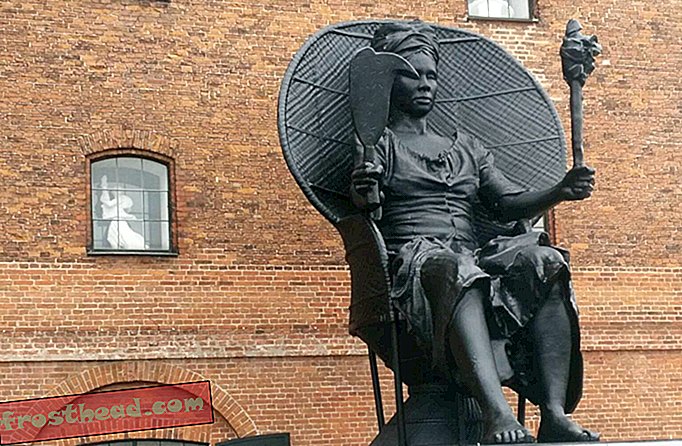 Новата статуя обезсмъртява Мери Томас, която води бунт срещу датското колониално правило