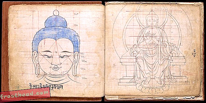 ”Tiibetin buddhalaisten osuuksien kirja” näyttää tarkalleen kuinka piirtää Buddha