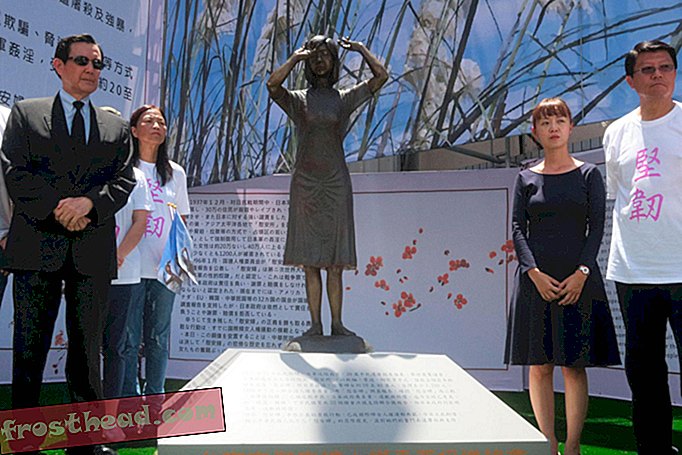 Tchaj-wan představuje svou první sochu na počest „Pohodlné ženy“